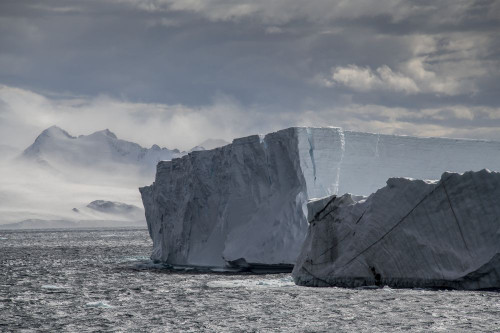 Gigantic iceberg in Antarctica's 'Iceberg Alley'; Antarctica Poster Print by Karen Kasmauski (18 x 12)