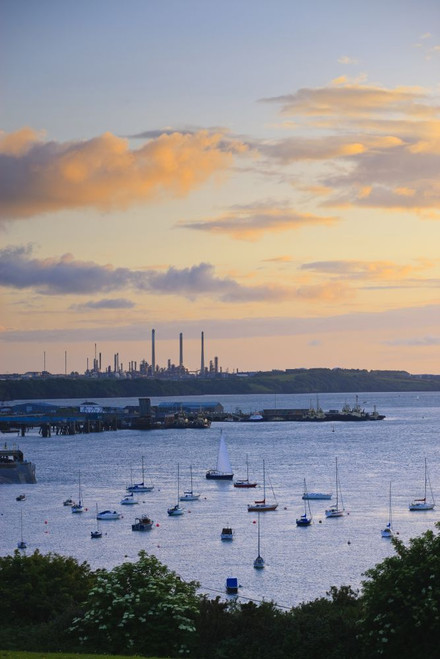 Haven Waterway in Pembroke Dock. Poster Print by Loop Images Ltd. (12 x 18)