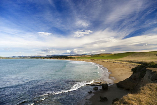 Orore Point on the South Island of New Zealand. Poster Print by Loop Images Ltd. (18 x 12)