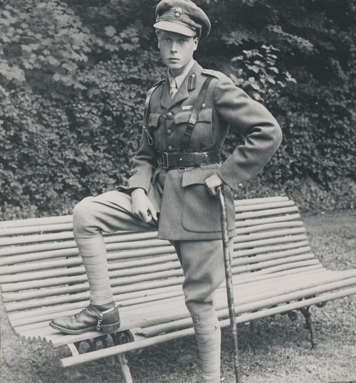 Stereoview, World War One, The Great War, Realistic Travels military photographs circa 1918. H.R.H. the Prince of Wales in the garden of the chateau which was his headquarters in France; France Poster Print by John Short (15 x 16) Stereoview, World War One, The Great War, Realistic Travels military photographs circa 1918. H.R.H. the Prince of Wales in the garden of the chateau which was his headquarters in France; France Poster Print by John Short (15 x 16)