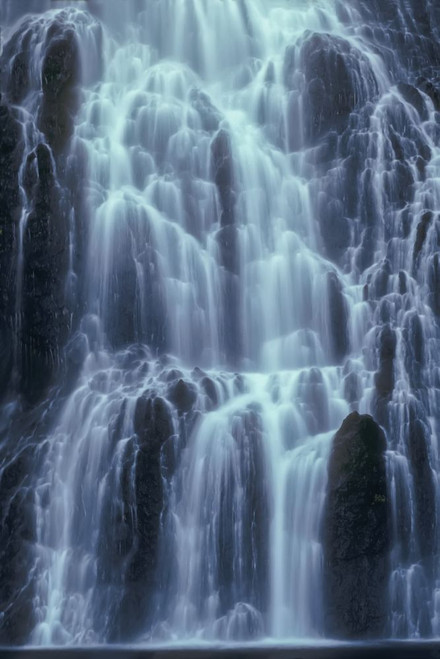 Fairy Falls in Yellowstone National Park; Wyoming, United States of America Poster Print by Tom Murphy (11 x 17)