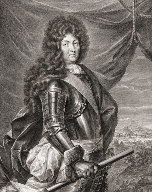 Louis XIV, 1638 - 1715, aka Louis the Great or the Sun King.  King of France.  After a painting by Jean de la Haye. Poster Print by Ken Welsh (12 x 16)