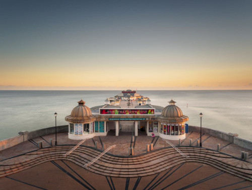Head on view of Cromer Pier entrance. Poster Print by Loop Images Ltd. (17 x 13)