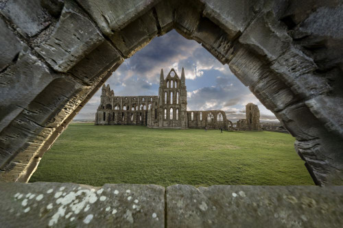 A view towards Whitby Abbey. Poster Print by Loop Images Ltd. (20 x 13)