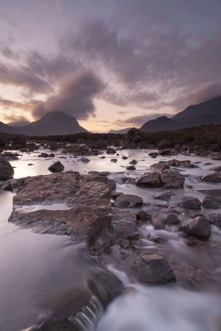 A view of Glen Sligachan on the Isle of Skye. Poster Print by Loop Images Ltd. (12 x 18)