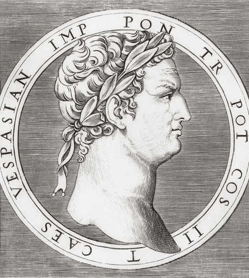 Vespasian, 9 AD - 79 AD.  Roman emperor. Poster Print by Ken Welsh (13 x 14)
