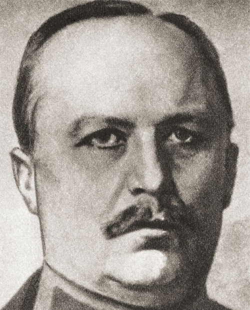 Erich Friedrich Wilhelm Ludendorff, 1865 - 1937.  German general,  From The Pageant of the Century, published 1934. Poster Print by Ken Welsh (12 x 15)