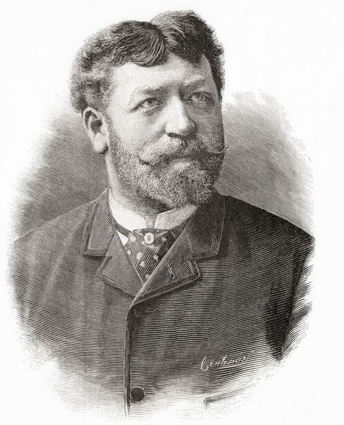 Francesco Tamagno, 1850 - 1905.  Italian operatic tenor.  From La Ilustracion Artistica, published 1887. Poster Print by Ken Welsh (13 x 16)