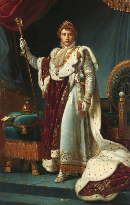 Napoleon I, Napoleon Bonaparte, Emperor of the French. 1769 - 1821.  After a painting in the Rijksmuseum, Amsterdam, Netherlands from the workshop of Fran�ois Pascal Simon G�rard. Poster Print by Ken Welsh (11 x 18)