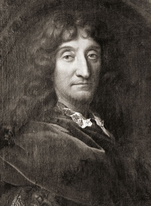 Jean de La Fontaine, 1621 - 1695.  French fabulist and poet. Poster Print by Ken Welsh (12 x 16)