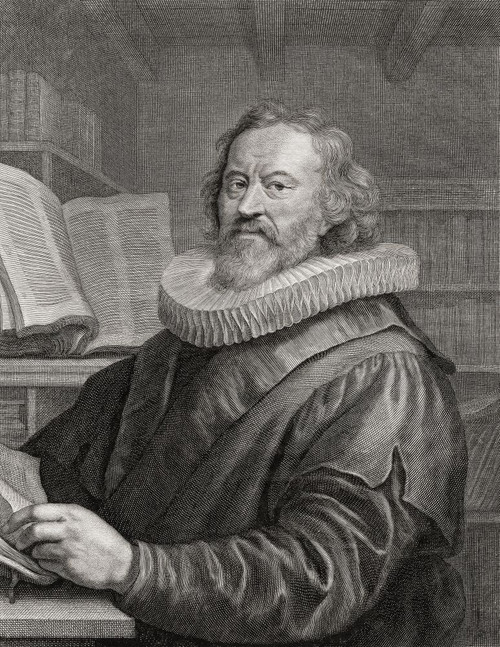 Gerrit Janszoon Vos, 1577 - 1649, aka Gerardus Vossius.  Dutch classical scholar and theologian. Poster Print by Ken Welsh (12 x 15)