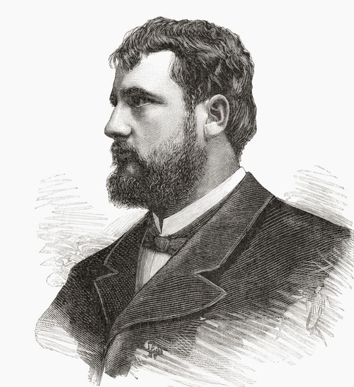 Francesco Navarrini, 1855 - 1923.  Italian bass opera singer.  From La Ilustracion Artistica, published 1887. Poster Print by Ken Welsh (14 x 15)