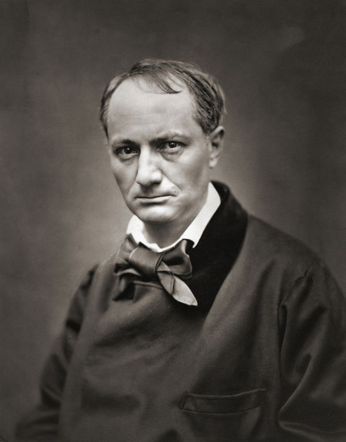 Charles Pierre Baudelaire, 1821 - 1867. French poet, essayist and art critic. After a contemporary print. Poster Print by Ken Welsh (13 x 17)