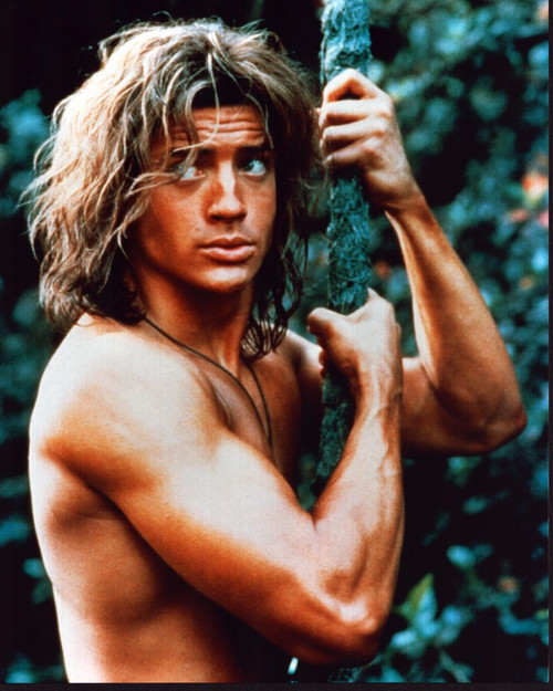 Brendan Fraser Holding Vine In George Of The Jungle Photo Print (8 x 10)