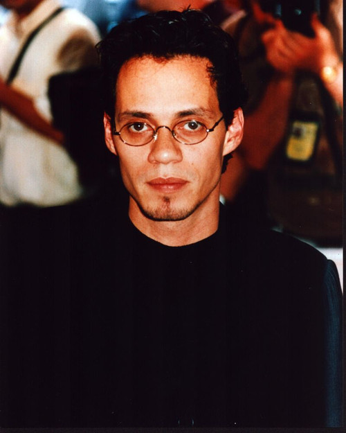 Marc Anthony In Black Top And Glasses Photo Print