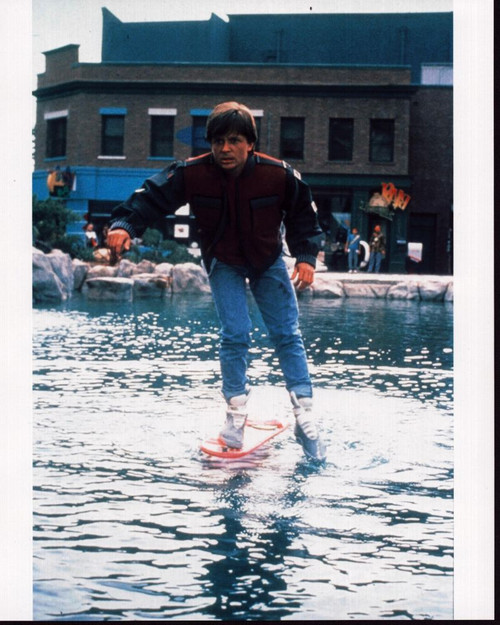 Michael J. Fox On Hoverboard In Back To The Future Part Ii Photo Print (8 x 10)