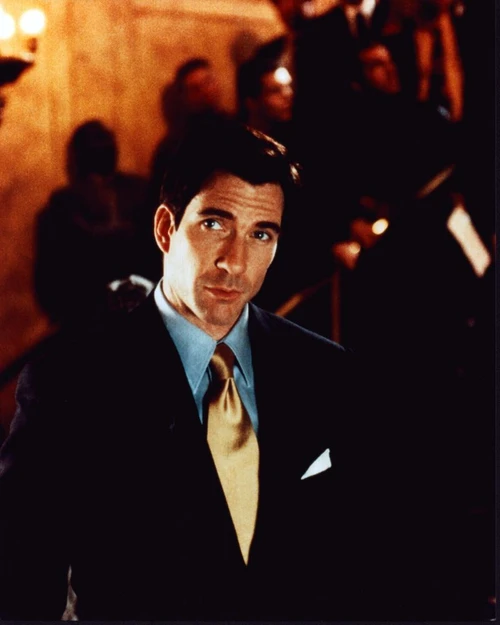 Dylan Mcdermott In Suit With Gold Tie Photo Print