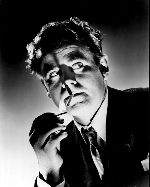 Glenn Ford Lighting Cigarette Black And White Photo Print