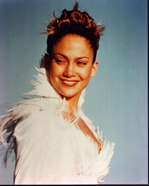 Jennifer Lopez In White Feather Outfit In The Cell Photo Print (8 x 10)