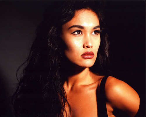 Tia Carrere Close Up In Black Tank Top Photo Print (8 x 10)