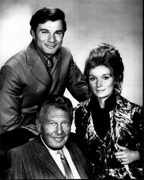 George Maharis, Ralph Bellamy And Yvette Mimieux In The Most Deadly Game Black And White Photo Print