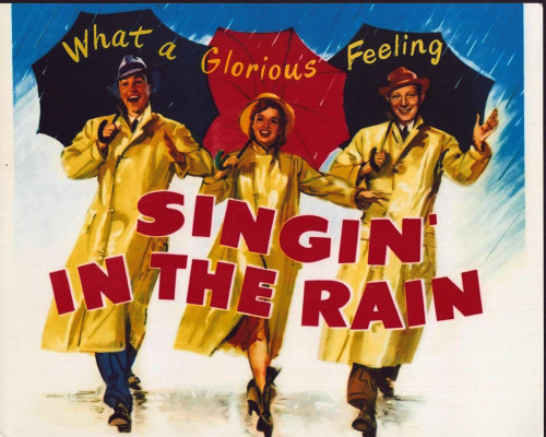 SINGING In The RAIN Poster – Gene Kelly, 50 X 70 Cm, Kunstdruck Auf Papier, Ideal Für Filmfans & Wohnzimmerdeko
