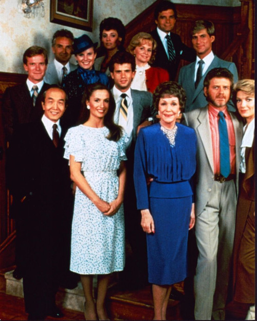 Falcon Crest Cast On Stairs Photo Print (8 x 10)