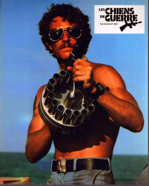 Tom Berenger With Big Gun In The Dogs Of War Photo Print