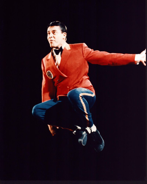 Jerry Lewis Jumping In Red Blazer Photo Print (8 x 10)