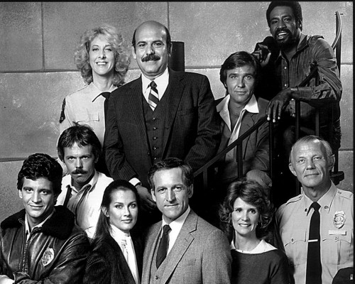 Hill Street Blues Cast Black And White Photo Print (8 x 10)