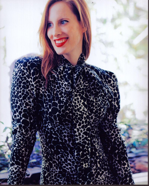 Liz Goldwyn In Black And White Dress Photo Print (8 x 10)