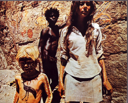 Jenny Agutter, David Gulpilil, And Luc Roeg In Walkabout Photo Print