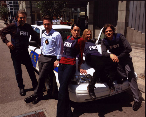 Criminal Minds Group On Cop Car Photo Print (8 x 10)