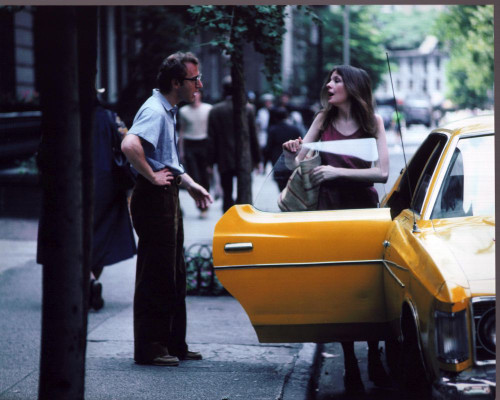 Woody Allen And Diane Keaton Next To Taxi In Annie Hall Photo Print (8 x 10)