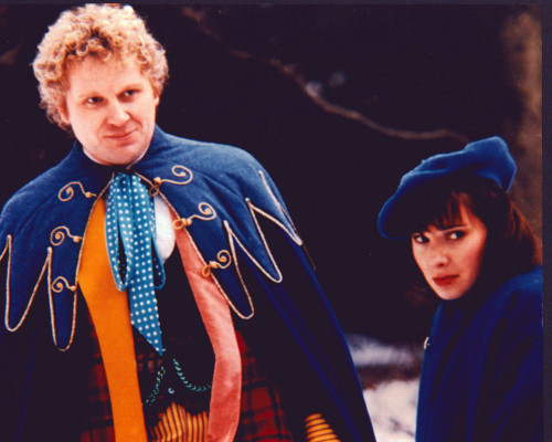 Colin Baker And Nicola Bryant In Doctor Who Photo Print