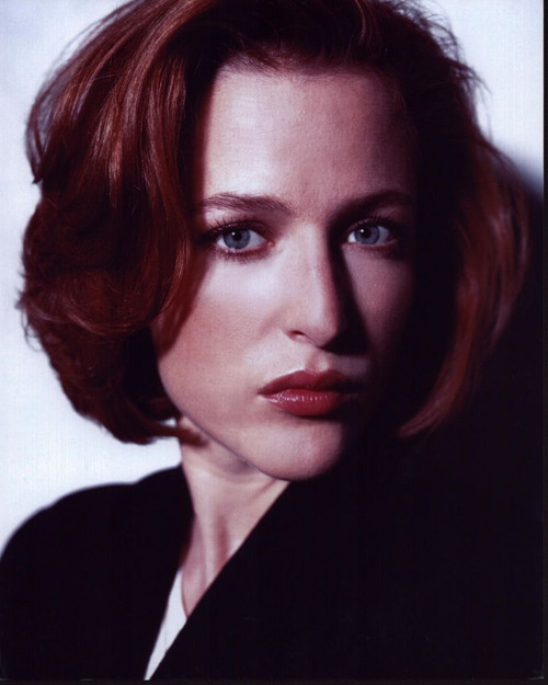 Gillian Anderson Headshot In Black Suit Photo Print