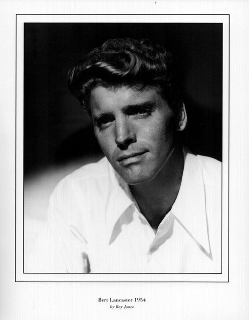 Burt Lancaster 1954 By Ray Jones Black And White Photo Print (8 x 10)