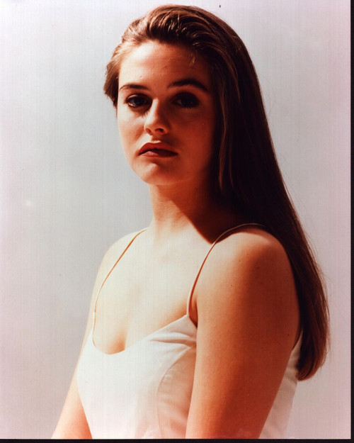 Alicia Silverstone Headshot In White Tank Top Photo Print (8 x 10)