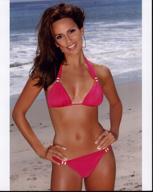 Patricia Kara In Pink Bikini With Hands On Hips Photo Print (8 x 10)