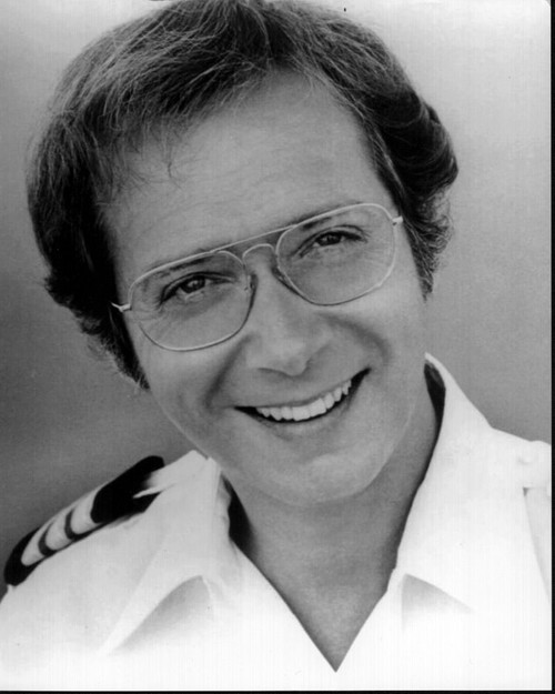 Bernie Kopell In Uniform For The Love Boat Black And White Photo Print