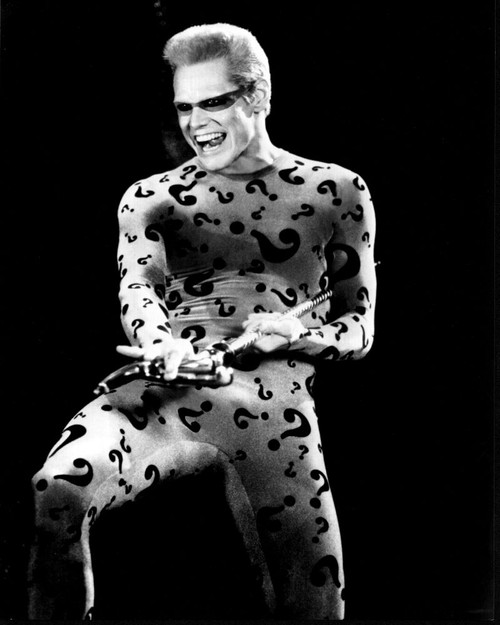 Jim Carrey As Riddler In Batman Forever Black And White Photo Print (8 x 10)