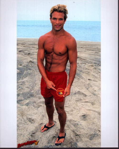 David Chokachi On Bech In Red Shorts For  Baywatch Photo Print (8 x 10)