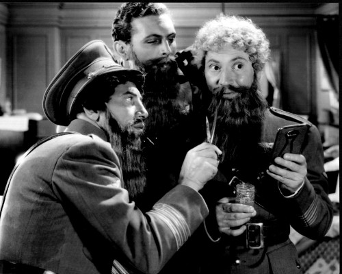 Marx Brothers In Fake Beards Black And White Photo Print (8 x 10)