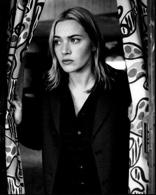 Kate Winslet Holding Curtains Open In The Life Of David Gale Black And White Photo Print (8 x 10)