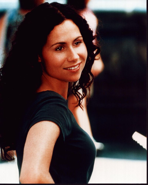 Minnie Driver Looking Over Shoulder In Black Shirt Photo Print (8 x 10)