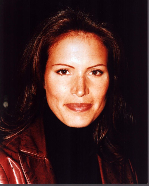 Molly Culver In Red Leather Jacket Photo Print