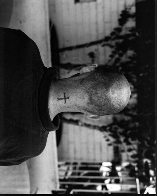 Moby Cross Neck Tattoo Black And White Photo Print (8 x 10)