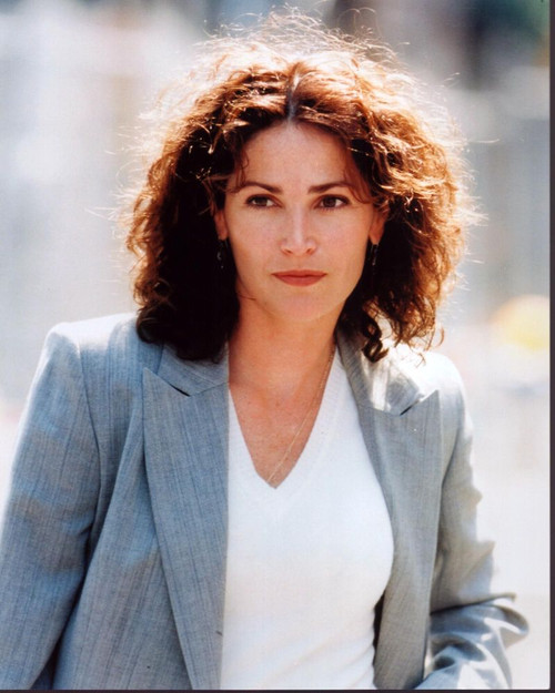 Kim Delaney In Gray Suit And White Top Photo Print (8 x 10)