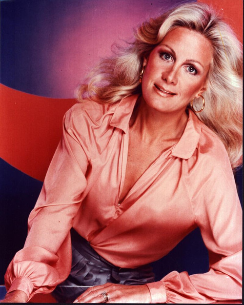 Joan Van Ark In Pink Blouse Photo Print (8 x 10)