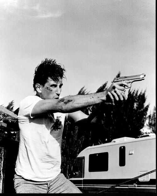 William Baldwin Shooting Gun In Fair Game Black And White Photo Print